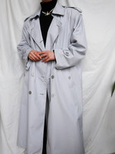 Load image into Gallery viewer, &quot;Lisa&quot; grey trench coat
