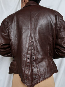 "Romy" leather perfecto