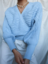 Load image into Gallery viewer, "Sky" cache heart knit
