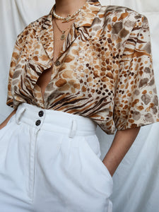 « Cairo » silk shirt