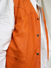 Load image into Gallery viewer, &quot;Naranja&quot; leather vest
