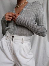 Load image into Gallery viewer, &quot;Shana&quot; metalic cardigan
