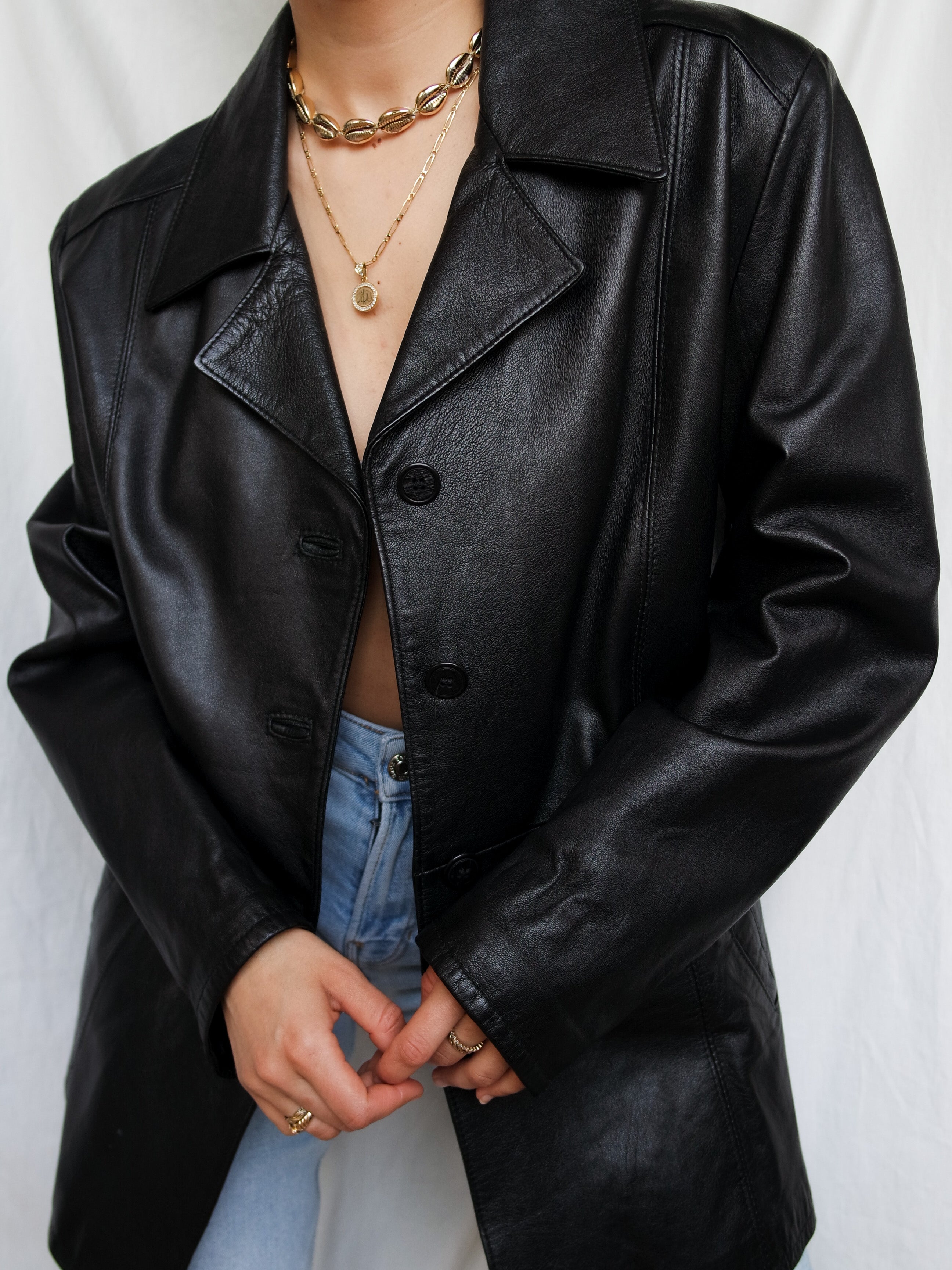 Seventies leather jacket – lallasshop : consciously curated