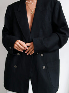 "Mina" black blazer