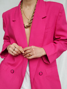 "Pink" cross blazer