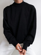 Load image into Gallery viewer, Black knitted jumper
