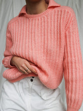 Load image into Gallery viewer, Coral knitted jumper
