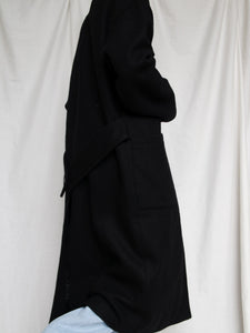 "Anastasia" black coat