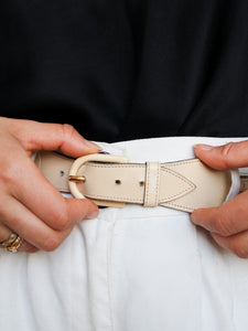 YSL leather belt
