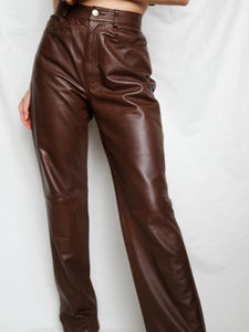 RALPH LAUREN leather pants