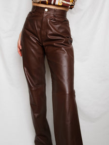 RALPH LAUREN leather pants