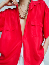 Load image into Gallery viewer, &quot;Raspberry&quot; silk shirt
