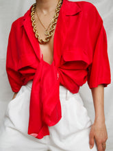 Load image into Gallery viewer, &quot;Raspberry&quot; silk shirt
