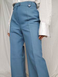 "Baby blue" flare pants