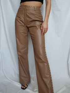 ELEGANCE PARIS leather pants