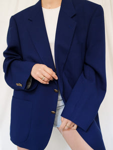 "Club" blue blazer