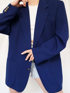 "Club" blue blazer