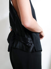 Load image into Gallery viewer, &quot;Butler&quot; black vest
