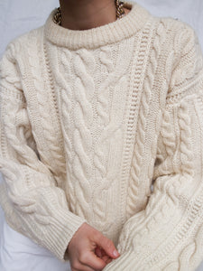 Wool knitted jumper