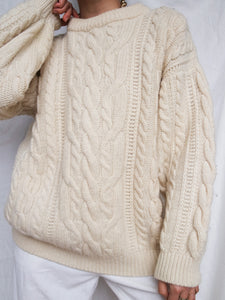 Wool knitted jumper