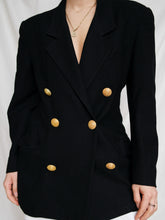 Load image into Gallery viewer, &quot;Robyn&quot; black blazer
