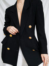 Load image into Gallery viewer, &quot;Robyn&quot; black blazer

