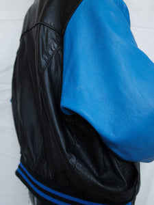 "Ride" leather bomber