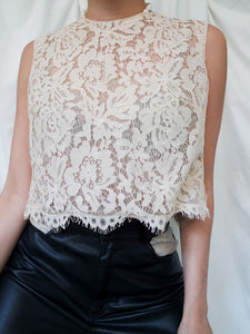 "The beige" Lace top