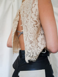 "The beige" Lace top