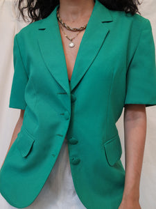 "Emerald" blazer vest