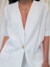 Load image into Gallery viewer, &quot;Hamptons&quot; white vest
