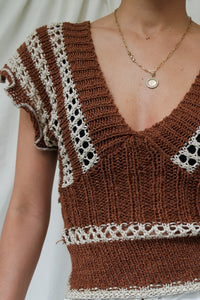 "Mykonos"  crochet top