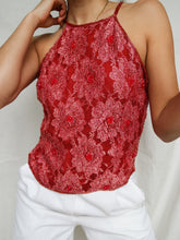 Load image into Gallery viewer, &quot;Charly&quot; pearls embellished top
