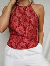 Load image into Gallery viewer, &quot;Charly&quot; pearls embellished top
