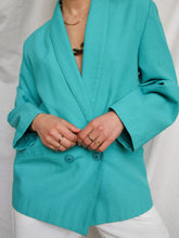 Load image into Gallery viewer, &quot;Sea&quot; Turquoise blazer
