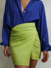 Load image into Gallery viewer, &quot;Lemonade&quot; wrap skirt
