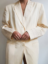 Load image into Gallery viewer, &quot;Selena&quot; creme blazer
