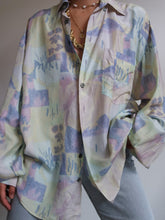 Load image into Gallery viewer, Pastel silk shirt
