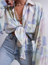 Load image into Gallery viewer, Pastel silk shirt
