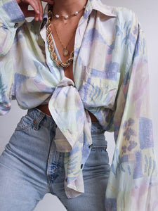 Pastel silk shirt