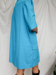 Janina turquoise dress