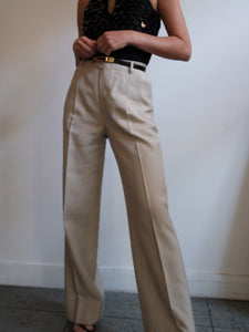 « Alesia » beige pants