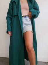 Load image into Gallery viewer, &quot;Emerald&quot; trench coat
