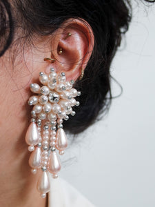 "Salma" clip on earrings