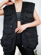 Load image into Gallery viewer, FISHERMAN black vest
