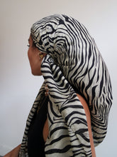 Load image into Gallery viewer, &quot;Zebra&quot; silk scarf
