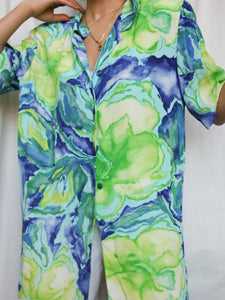 "Tropical" printed shirt