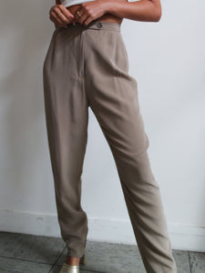 "safari" silk pants