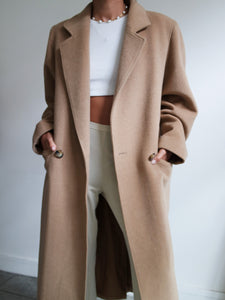 "Carmel" cashmere and wool coat