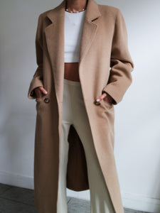 "Carmel" cashmere and wool coat